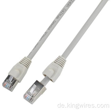 Cat6a-Ethernet-Kabel Abgeschirmtes LAN-Netzwerkkabel ohne Haken